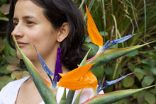 Load image into Gallery viewer, Birds of Paradise-Knot Earring