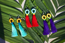 Load image into Gallery viewer, Guacamaya- Halo Earrings
