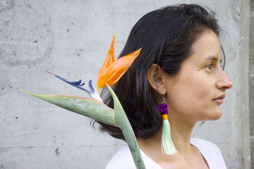 Birds of Paradise-Knot Earring