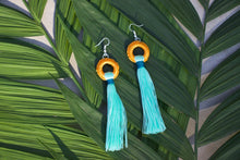 Load image into Gallery viewer, Guacamaya Circle Earrings
