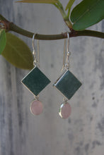 Load image into Gallery viewer, Diamante Jade Earrings
