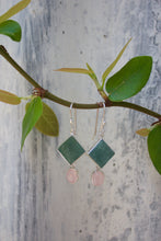 Load image into Gallery viewer, Diamante Jade Earrings
